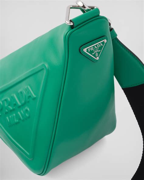 prada traingle bag|Prada triangle shoulder bag.